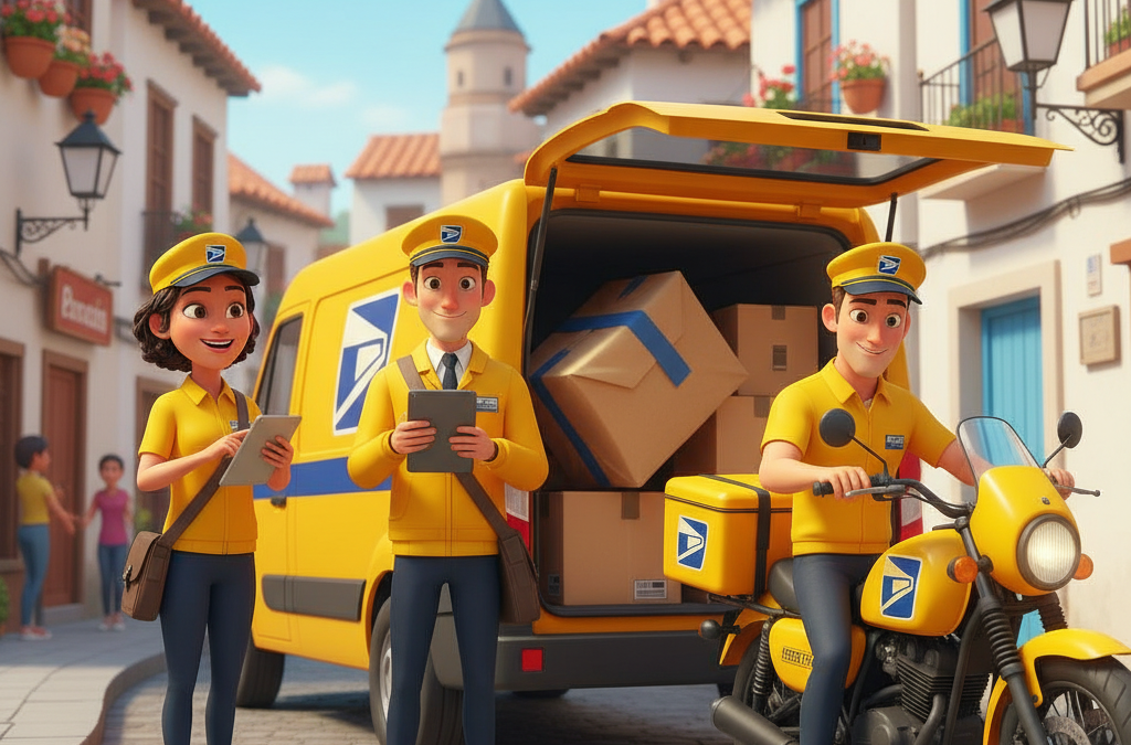 ¿Qué funciones realiza un agente de clasificación en Correos?
